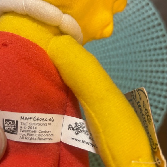 2014 Lisa Simpson 10-11" Plush Toy, with tags - Picture 7 of 8